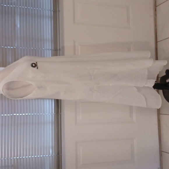 4/$80 New White Cotton Layered Sundress - Size T4/42 (Fits Like Large) - Picture 3 of 6
